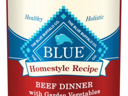 Blue Buffalo Homestyle Recipe Adult Beef Dinner with Garden Vegetables Canned Dog Food Online Hot Sale