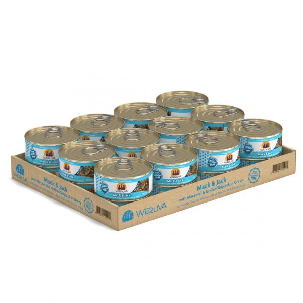 Weruva Mack And Jack With Mackerel and Grilled Skipjack Canned Cat Food on Sale