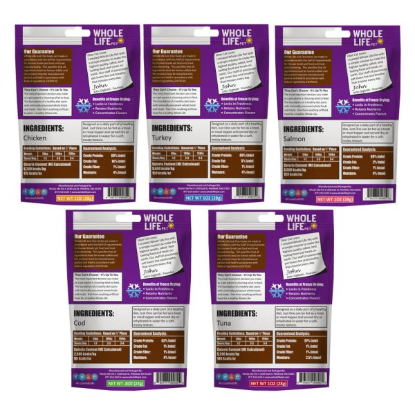 Whole Life Pet Just One Ingredient Cat Variety Pack Online