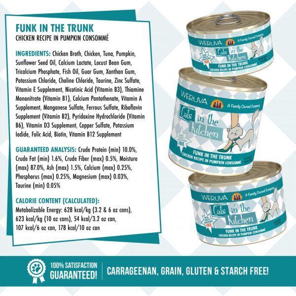 Weruva Cats in the Kitchen Funk in the Trunk Canned Cat Food Online Sale