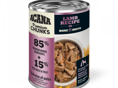 ACANA Premium Chunks Grainfree Lamb Recipe in Bone Broth Wet Dog Food Online Sale