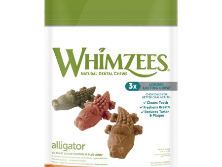 Whimzees Alligator Dental Dog Treats on Sale