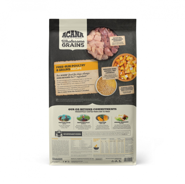 ACANA Wholesome Grains Free-Run Poultry & Grains Recipe Dry Dog Food on Sale