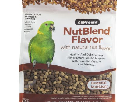 Zupreem NutBlend Flavor Food with Natural Nut Flavors for Parrot and Conures For Discount