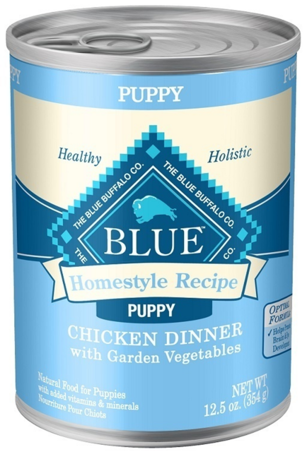 Blue Buffalo Homestyle Recipe Puppy Chicken Dinner with Garden Vegetables Canned Dog Food Online