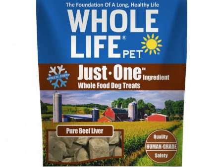 Whole Life Pet Just One Ingredient Freeze Dried Beef Liver Treats for Dogs Cheap