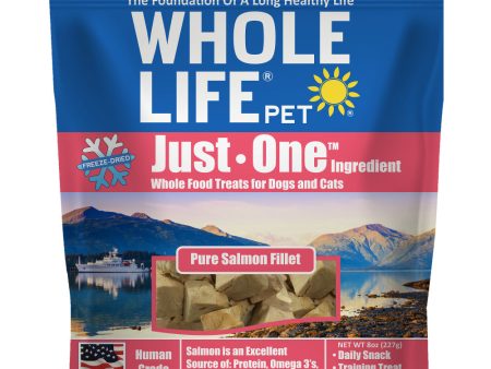 Whole Life Pet Just One Ingredient Freeze Dried Wild Salmon Treats Value Pack for Dogs & Cats Online Hot Sale