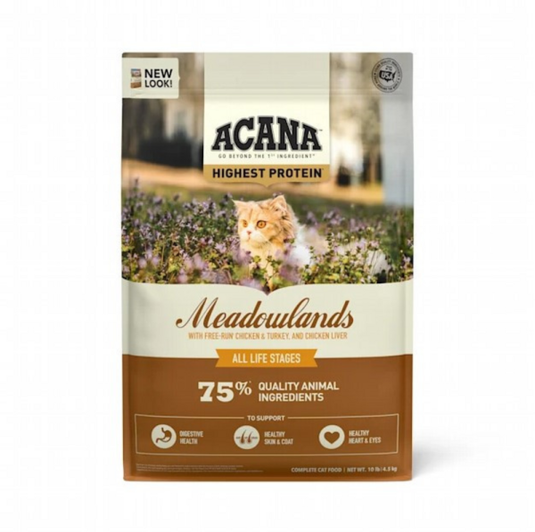 ACANA Highest Protein Meadowlands Dry Cat Food Online Hot Sale