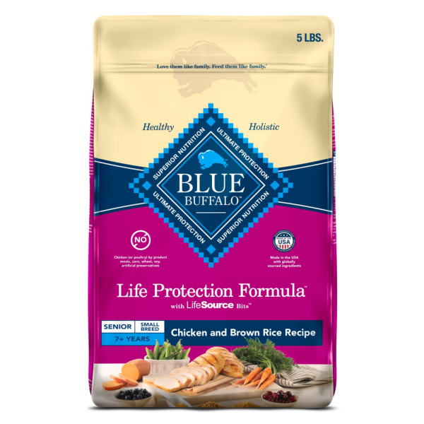 Blue Buffalo Life Protection Formula Small Breed Senior Chicken & Brown Rice Recipe Dry Dog Food For Cheap