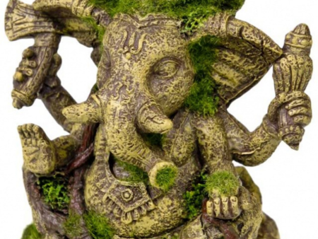 Blue Ribbon Exotic Environments Ganesha Statue With Moss Tank Accessory Hot on Sale