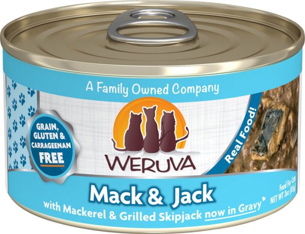 Weruva Mack And Jack With Mackerel and Grilled Skipjack Canned Cat Food on Sale