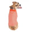 Pet Life Active Relax Stretch Fur Flexed Orange Polo Dog T-Shirt Online