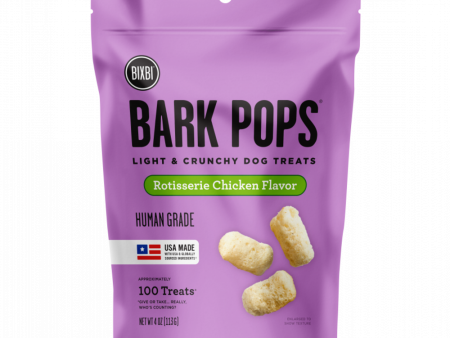 BIXBI Bark Pops Rotisserie Chicken Dog Treats Online Sale