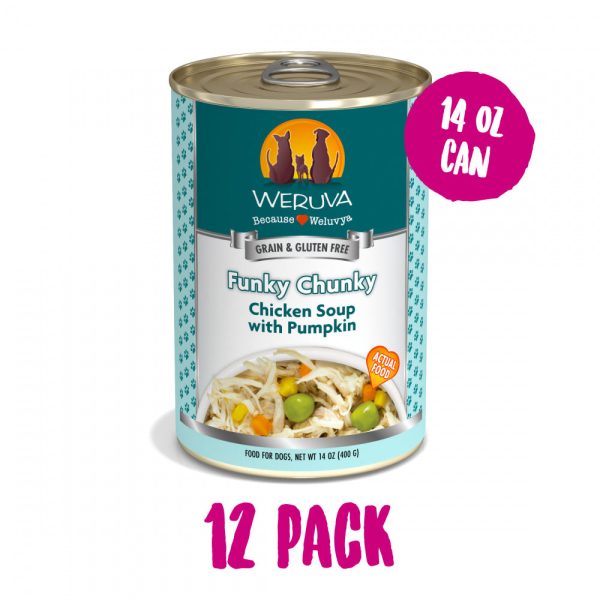 Weruva Funky Chunky Chicken Soup with Pumpkin Canned Dog Food Fashion