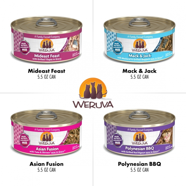 Weruva Classic Grain Free Frisky Fishin  Friends Canned Cat Food Variety Pack Online Hot Sale