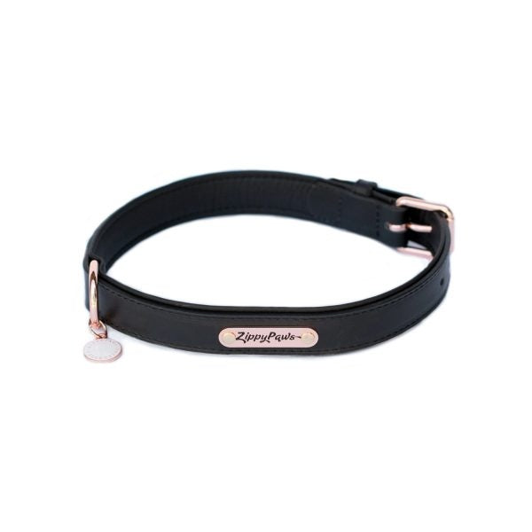 ZippyPaws Legacy Collection Black Dog Collar Online now