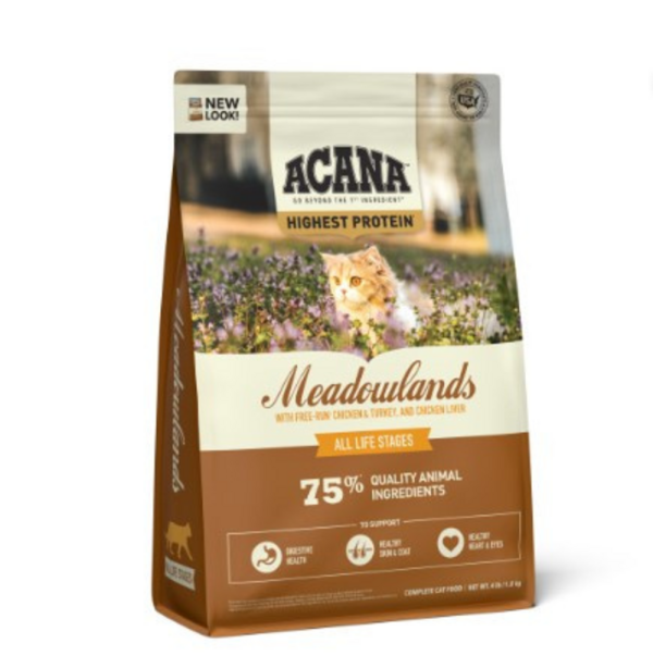 ACANA Highest Protein Meadowlands Dry Cat Food Online Hot Sale