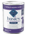 Blue Buffalo Basics Skin & Stomach Care Grain-Free Turkey & Potato Recipe Adult Canned Dog Food Fashion