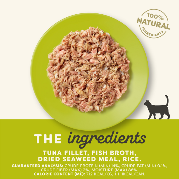 Applaws Natural Wet Cat Food Tuna with Seaweed in Broth For Sale