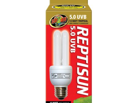 Zoo Med Reptisun UVB Mini Compact Fluorescent Tropical Online