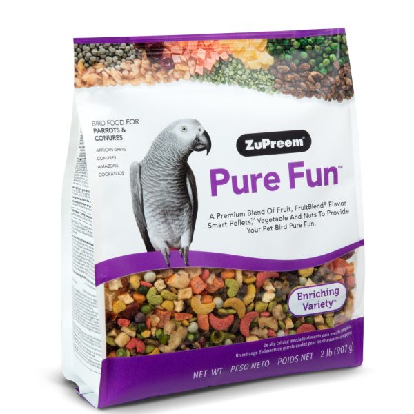 Zupreem Pure Fun Food for Parrots and Conures Fashion