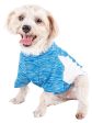 Pet Life Active Warf Speed Sporty Performance Dog T-Shirt in Blue Online now