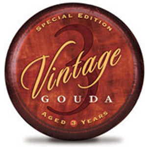 VINTAGE 3 YEAR GOUDA CHEESE For Sale