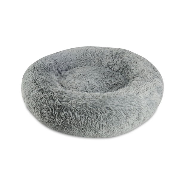 Arlee Pet Products Shaggy Calming Orthopedic Donut Bed Grey For Discount