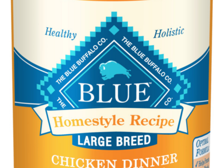 Blue Buffalo Homestyle Recipe Large Breed Adult Chicken Dinner with Garden Vegetables Canned Dog Food Online Hot Sale