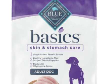 Blue Buffalo Basics Adult Skin & Stomach Care Turkey & Potato Recipe Dry Dog Food Cheap