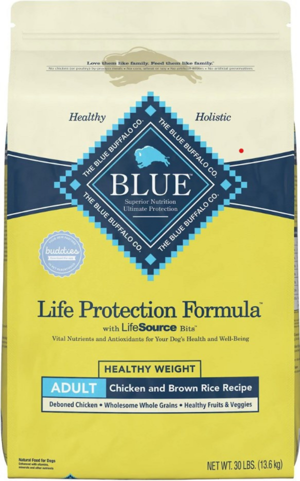 Blue Buffalo Life Protection Formula Healthy Weight Adult Chicken & Brown Rice Recipe Dry Dog Food For Discount