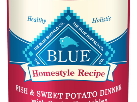 Blue Buffalo Homestyle Recipe Adult Fish & Sweet Potato Dinner with Garden Vegetables Canned Dog Food Online