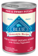 Blue Buffalo Homestyle Recipe Adult Fish & Sweet Potato Dinner with Garden Vegetables Canned Dog Food Online