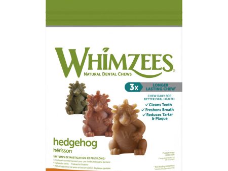 Whimzees Hedgehog Dental Chew Dog Treats Fashion